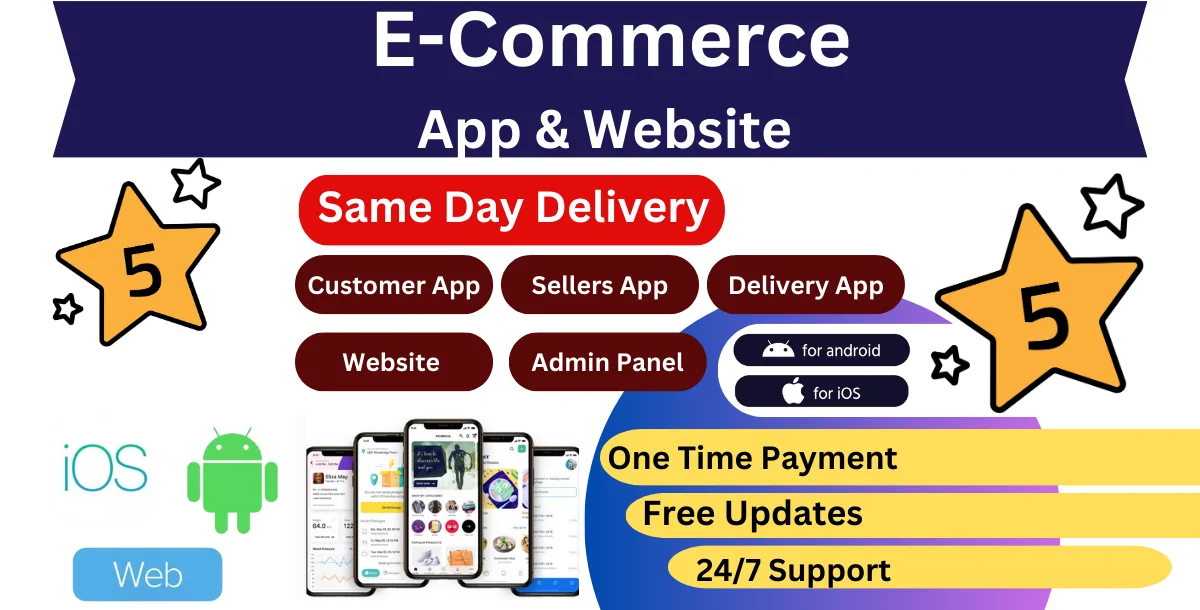 E-Commerce App & Website Development